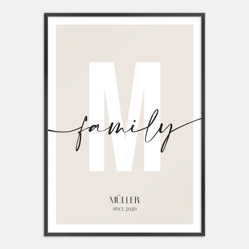 Poster "Family Letter"
